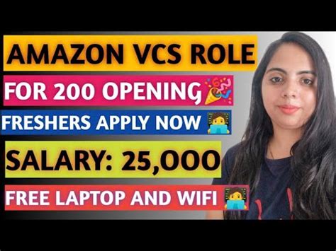 amazon vcs|How to apply for Amazon VCS job .